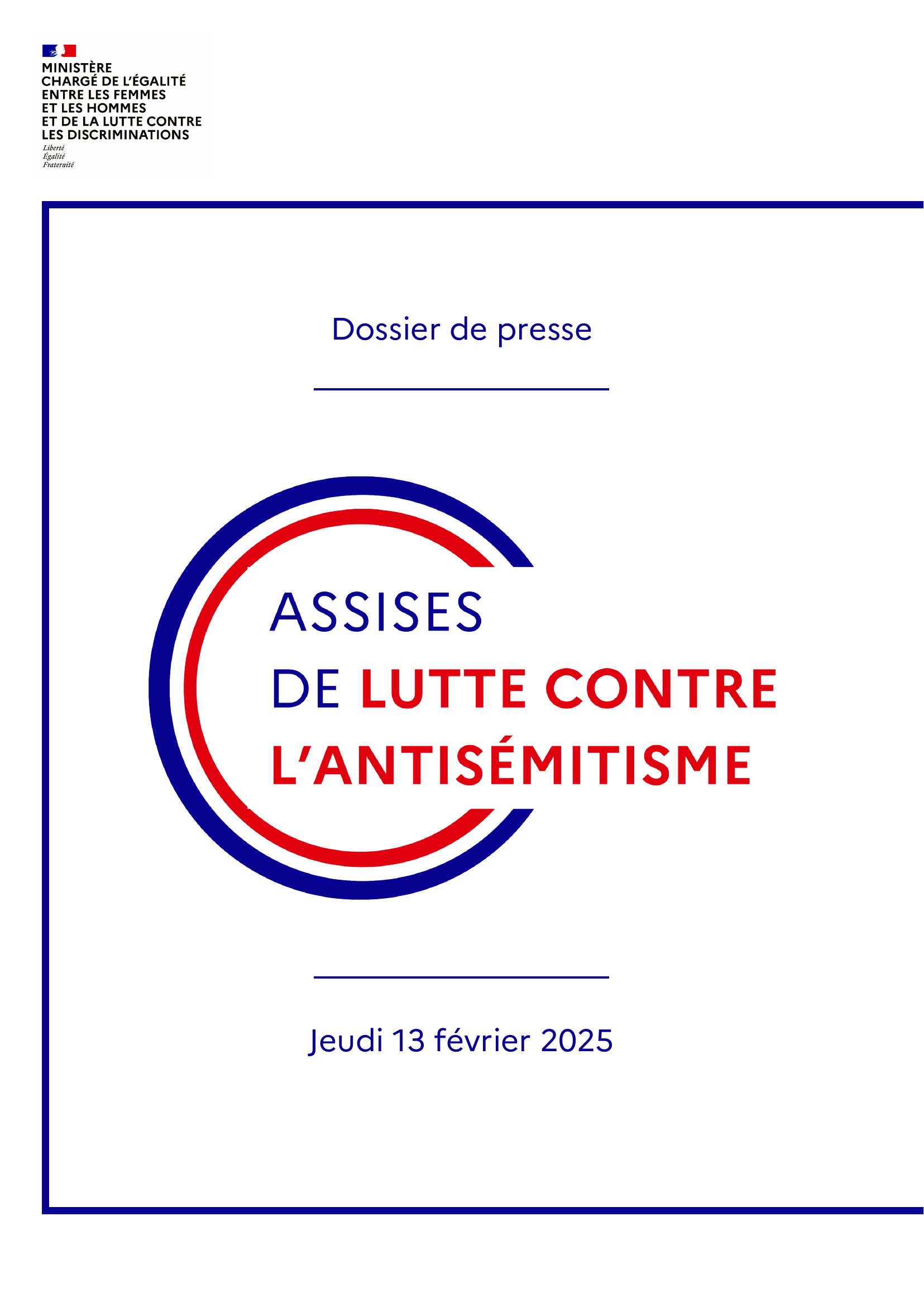 DP - Assises de lutte contre l'antisémitisme DP - Assises de lutte contre l'antisémitisme
