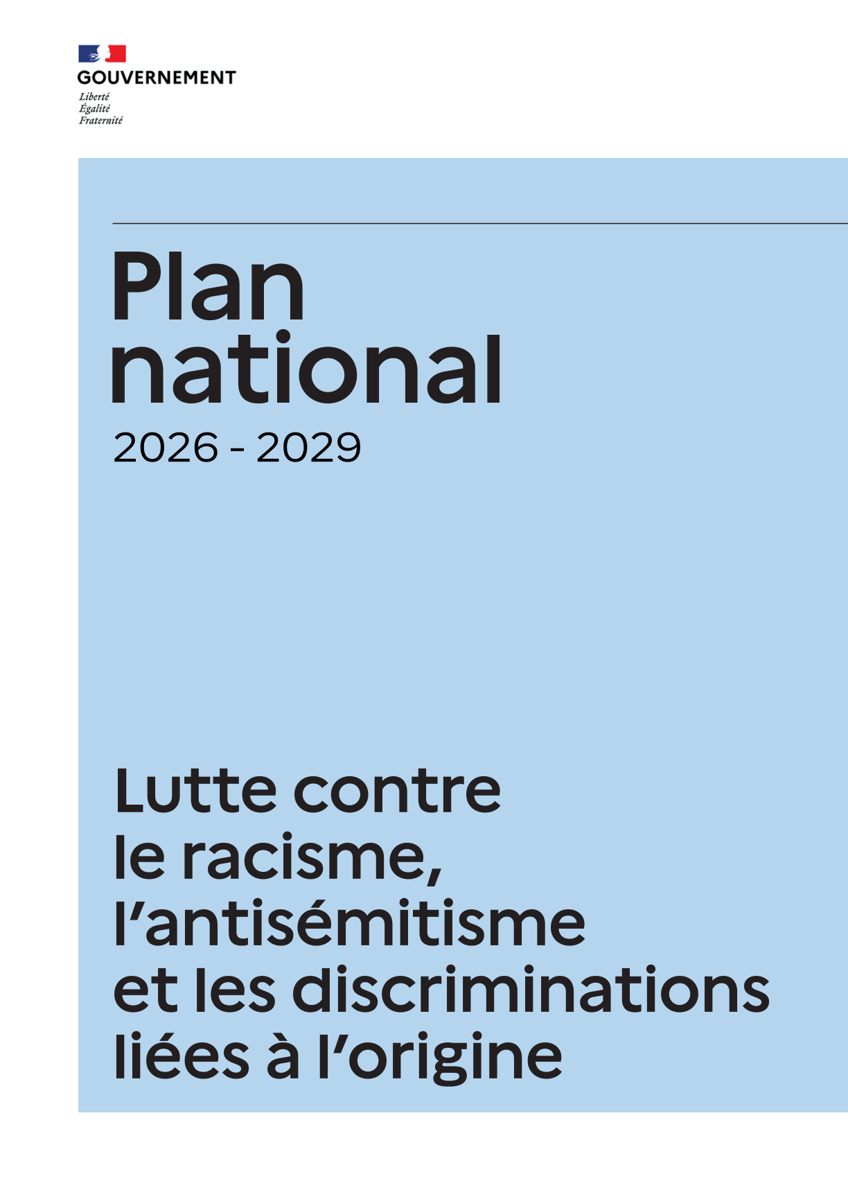 Plan national de lutte contre le racisme, l'antisémitisme et les ...