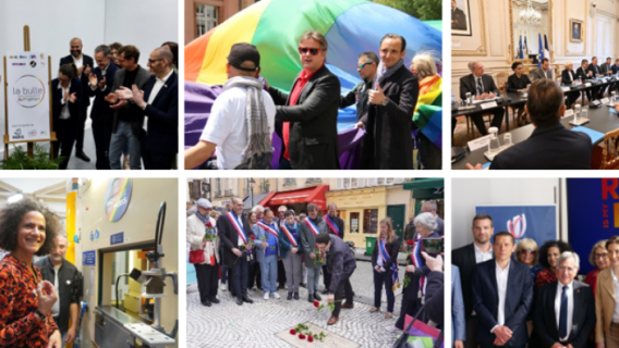 Photos de la semaine d'actions à l'occasion de la journée mondiale de lutte contre l'homophobie, la transphobie et la biphobie