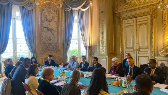 Participants du Premier dialogue franco-américain sur la lutte contre l’antisémitisme