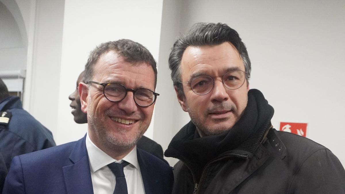 Olivier Klein aux côtés de Mario Stasi, président de la LICRA.