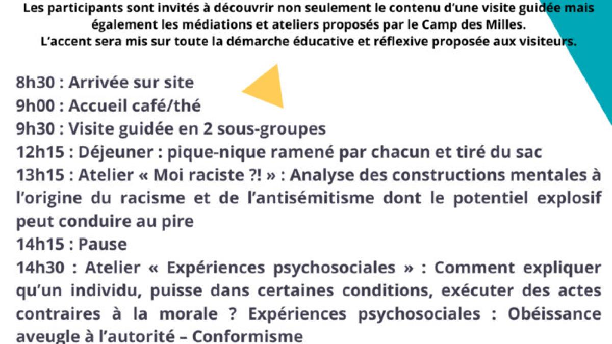 PROGRAMME DU 21 MARS-CAMP DES MILLES