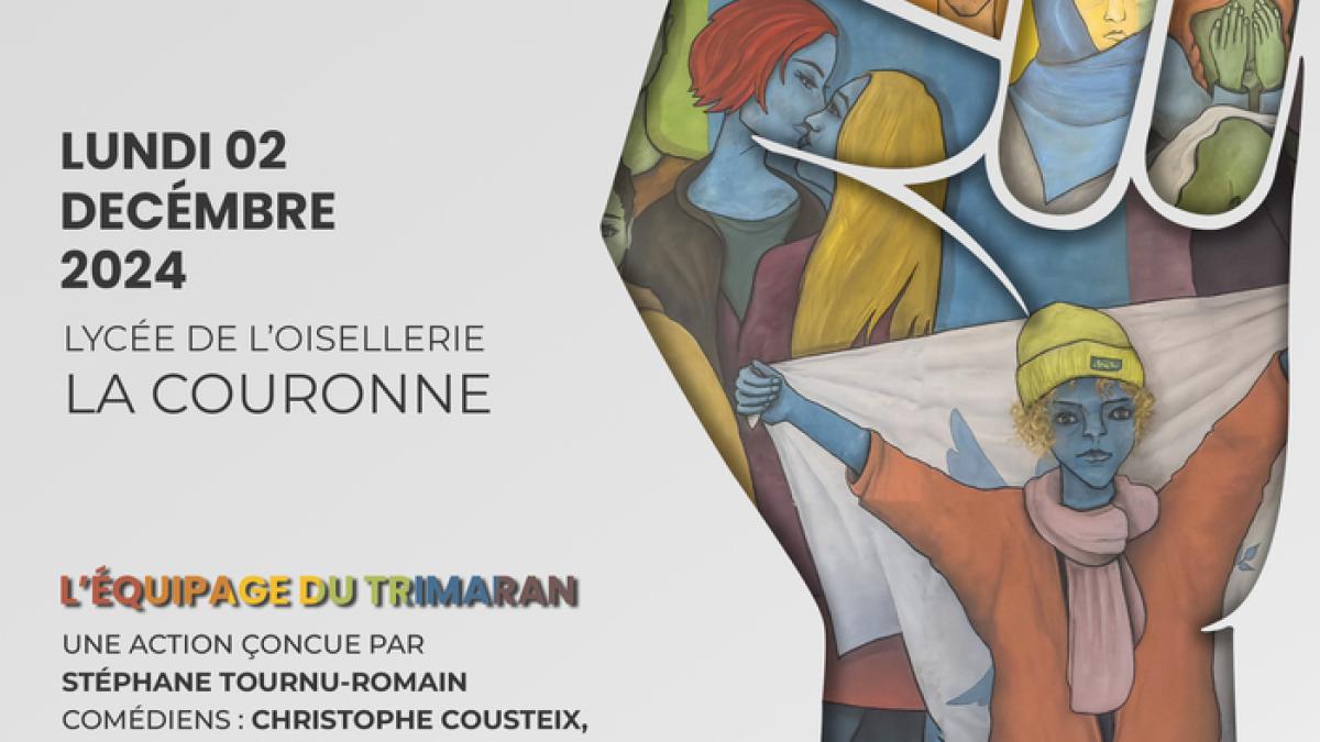 Affiche "Nous Sommes Tous..." à La Couronne