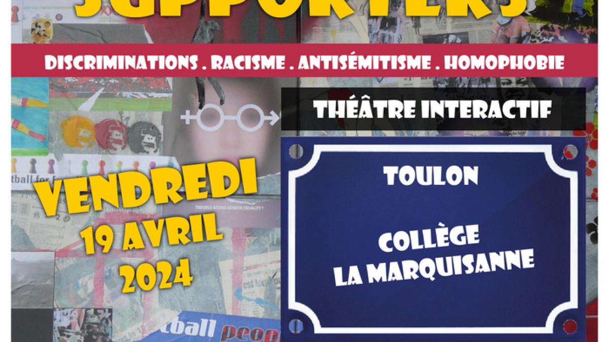 Affiche Graine de Supporters au Collège La Marquisane de Toulon